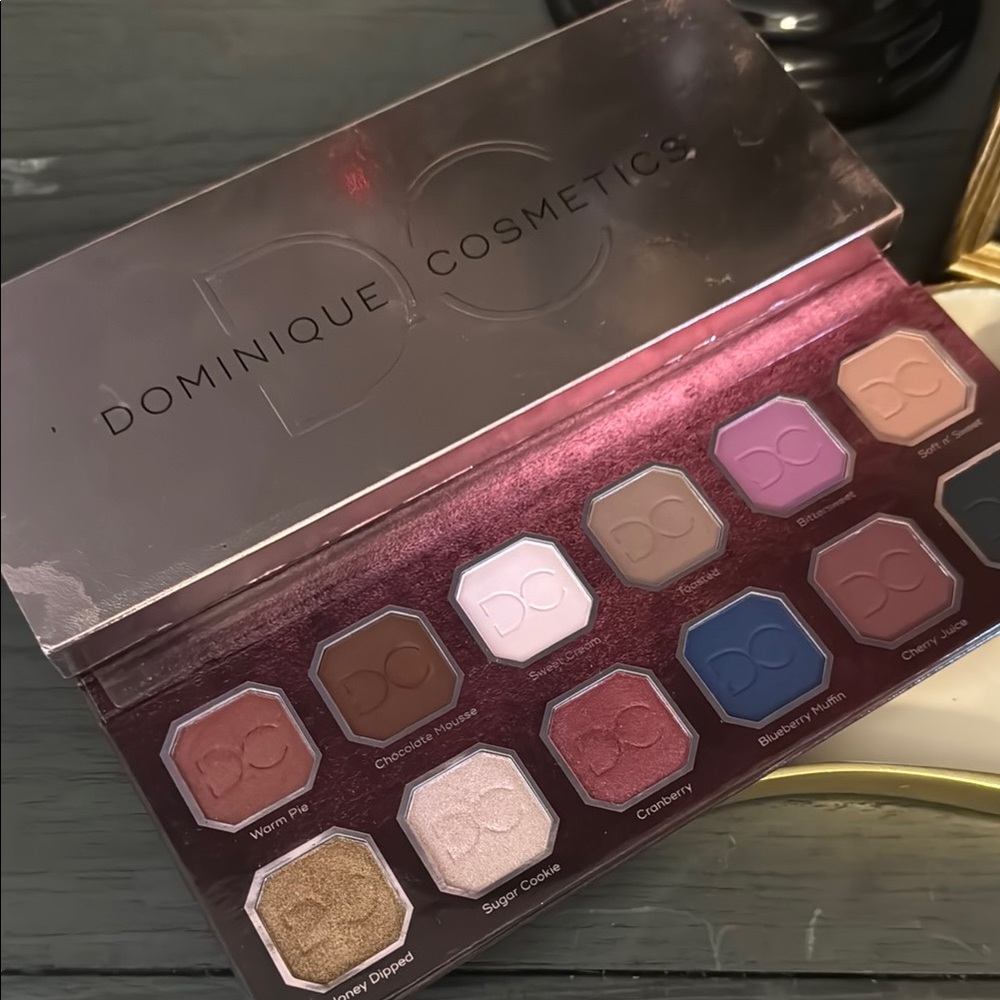 Dominique Cosmetics Gold and Pink Eyeshadow Palette